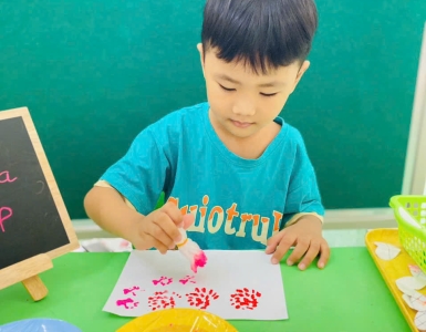Tạo hình: tạo hình bông hoa