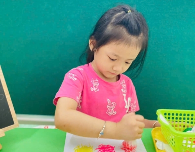 Tạo hình: tạo hình bông hoa