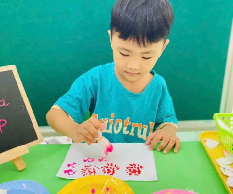 Tạo hình: tạo hình bông hoa